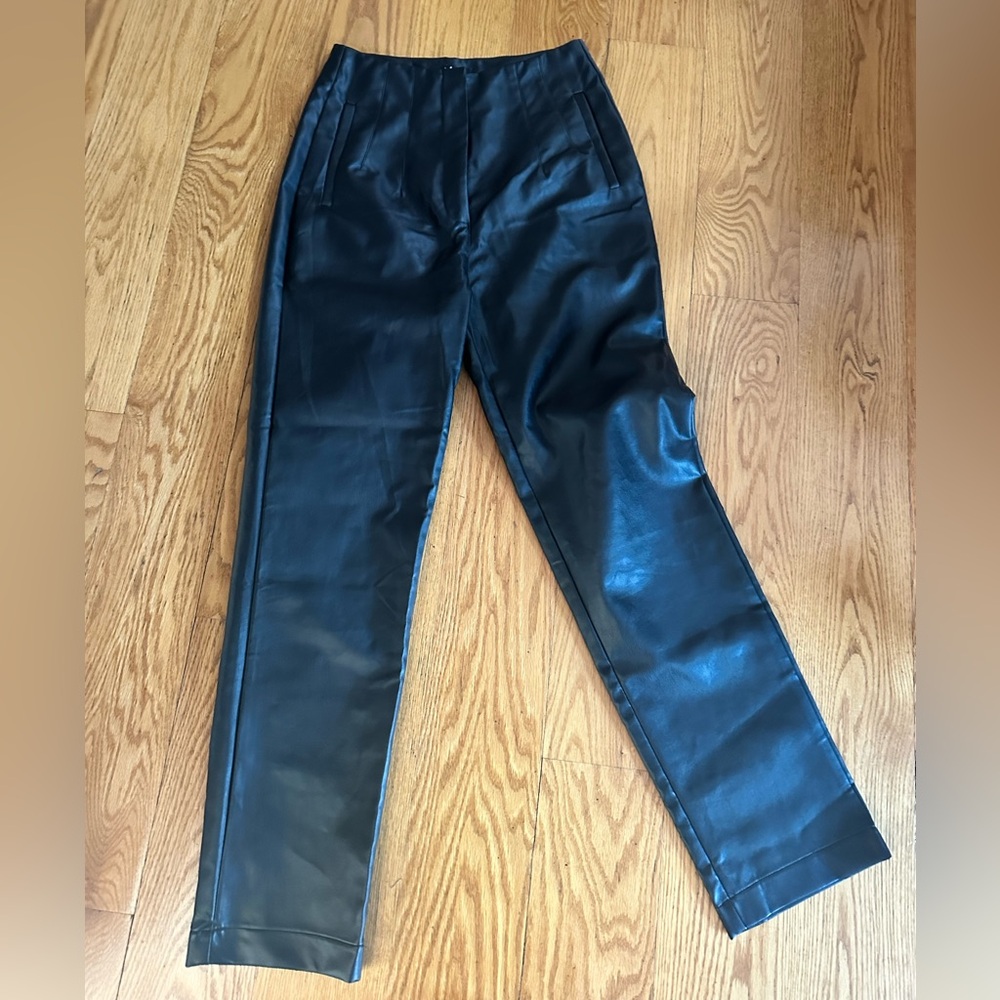 Lulu's Black  Leather pants small like new